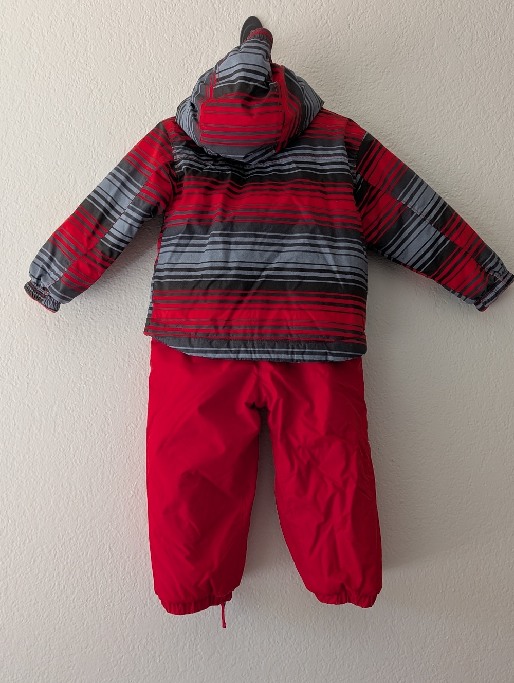 Columbia Toddler 18-24M Snow Bib And Jacket Red/Gray - Picture 6 of 16